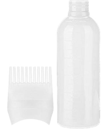 Hair Dye Comb Bottle - Root Comb Applicator Bottle | Portable Hair Dye Applicator Brush With Scale Color Comb Hair Oil Applicator Bottle Oil Comb Hair Tool Applicator Brush Bottle for Home White - Buy Online on GoSupps.com