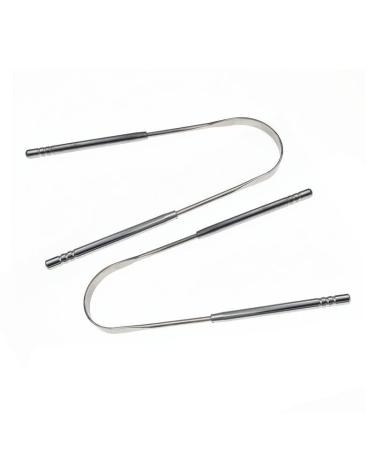 Portable Stainless Steel Tongue Scraper for Adults | 3 Pack | Metal Tongue Cleaners for Bad Breath | Oral Care & Fresh Breath - Buy Online on GoSupps.com