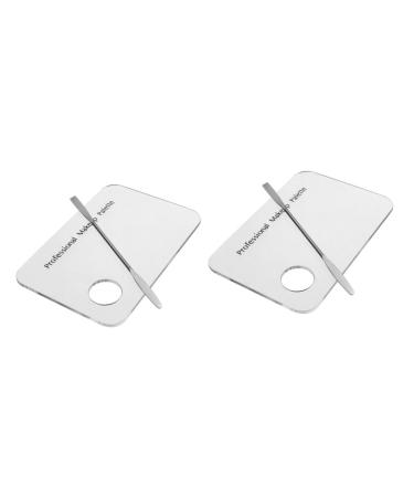 Buy Balacoo 2pcs Resin Nail Art Spatula & Mixing Palette - Premium Cosmetic Tools for Manicure & Makeup - International Shipping Available - Buy Online on GoSupps.com