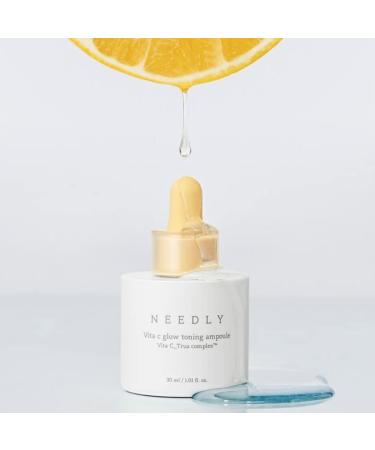 NEEDLY | Vita C Glow Toning Ampoule | Lightweight Brightening Ampoule with Vita C Complex | For Tone Improvement and Moisturizing - Buy Online on GoSupps.com