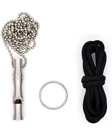 Makstore Signal Whistle with Collar & Key Chain - Durable 54x10mm Emergency Safety Tool for Outdoor Activities - Buy Online on GoSupps.com