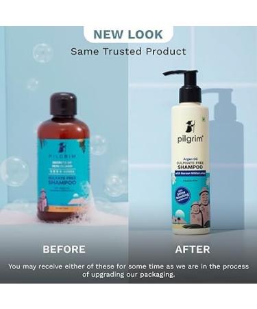 Pilgrim Mild Sulphate Free Argan Oil Shampoo for Dry Frizzy Hair - 200ml | International Shipping Available - Buy Online on GoSupps.com