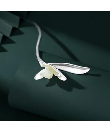 HangErFeng Silver Hairpin Han fu Accessories Mulan Hair Stick 601 OneSize - Buy Online on GoSupps.com