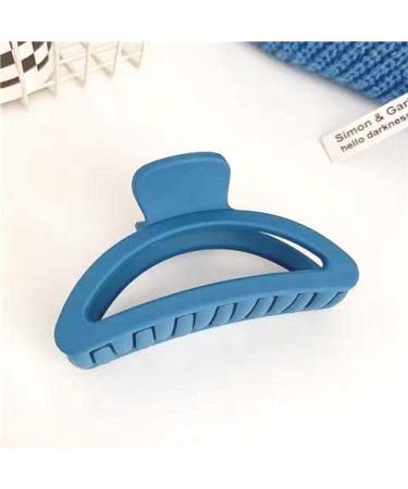 YOOOYOOO Blue Hair Claw Clips - Lightweight Big Strong Hold for All Hair Types - 90's Vintage Jaw Clips for Women & Girls - Includes Organza Storage Bag - Buy Online on GoSupps.com
