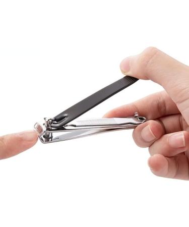 Sizler Beauty Nail Clippers Set Nail Cutter Stainless Steel for Thick Fingernails Toenails Heavy Duty Nail Clipper for Men Women - Black - Buy Online on GoSupps.com