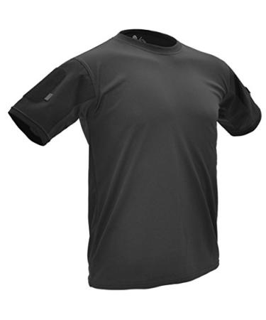 HAZARD 4 Battle-T(TM) Quickdry Patch T-Shirt (R) Black Large