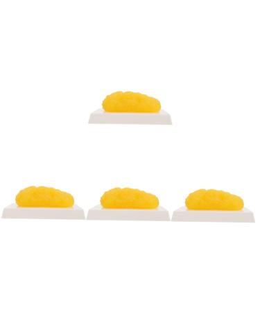 Healvian 4pcs Fat Model Models Fitness Glass Bottles with Lids Manquin Demonstration Device Module Body Fat