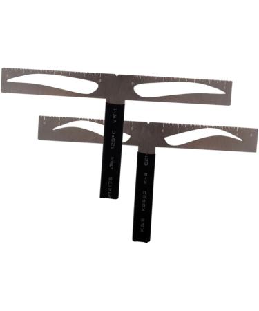 eyebrow drawing tool brow stencils three-point eyebrow ruler eyebrow ruler stencil suite With box - Buy Online on GoSupps.com