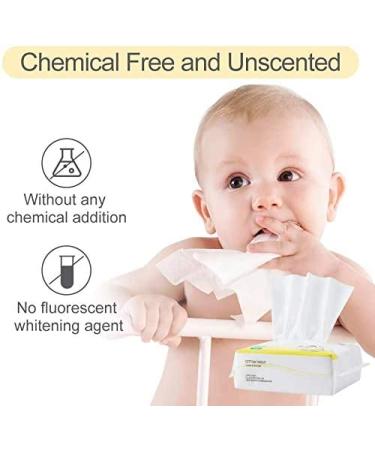 Winner Baby Cotton Tissue - 600 Count, Unscented Disposable Facial Cotton Wipes for Baby Sensitive Skin - Buy Online on GoSupps.com