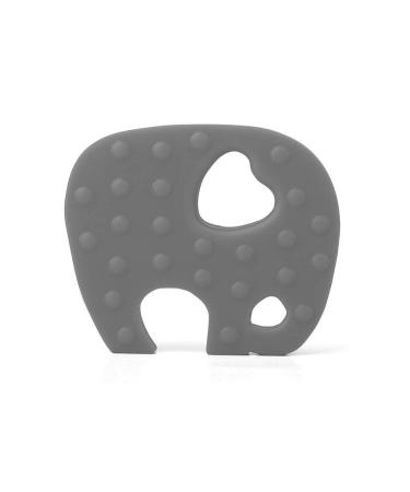 PREMYO Elephant Teething Ring for Babies - BPA Free Silicone Cooling Relief Soft Teething Aid - Gray - Buy Online on GoSupps.com