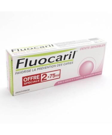 Fluocaril Sensitive Teeth Pack of 2 x 75 ml