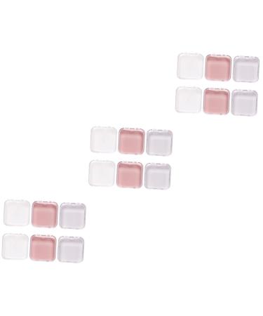 Beavorty 18 Pcs storage box nail art accessories nail stuff organizer eyelash storage case nail tape press on nail packaging nail storage multi-function nail organizer nail supply abs