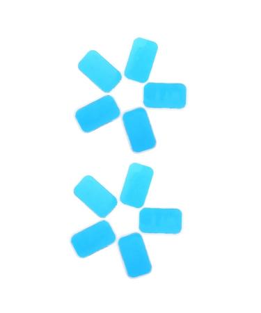FRCOLOR 60pcs home workout hydrogel pad muscle toner gel pads ABS stimulator gel pads replacement gel pads for abdominal stimulators gel pads for abdominal toner intelligent trainer fitness