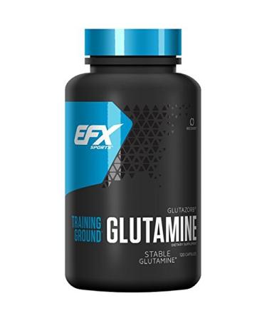 EFX Sports GlutaZorb Glutamine Vegan-Based Enzymatically Fermented Highly Concentrated Form of Glutamine 120 Capsules (60 Servings)