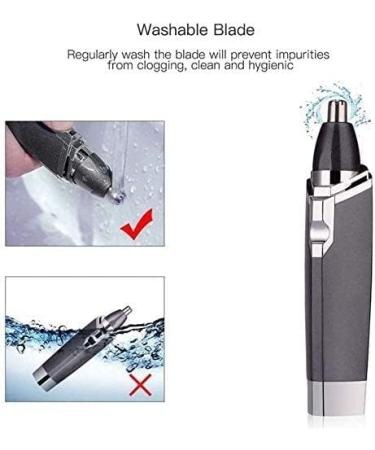 Waterproof Ear & Nose Hair Trimmer - Precision Battery-Operated Grooming Tool for Men Women & Family - Buy Online on GoSupps.com