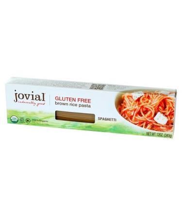 Jovial Brown Rice Pasta Spaghetti 12 oz - Gluten-Free, Healthy & Delicious - Buy Online on GoSupps.com