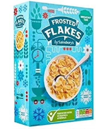 Sainsbury's Frosted Cornflakes 500g Crunchy Sweetened Cornflakes fortified with vitamins and iron. - Buy Online on GoSupps.com