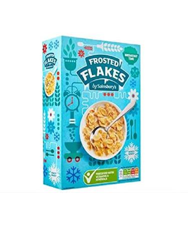 Sainsbury's Frosted Cornflakes 500g – Crunchy Sweetened Cornflakes, fortified with vitamins and iron.