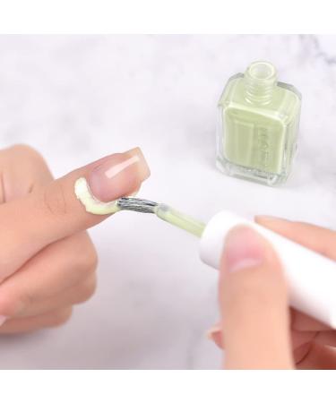 KADS Liquid Latex for Nails - 11ML Fast Drying Peel Off Nail Polish Barrier Cuticle Guard Stamping Skin Protector Latex Tape