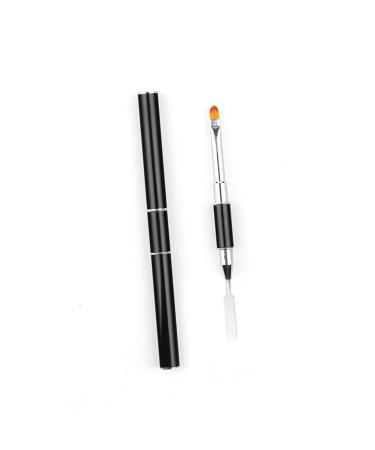 Healeved 1 Set Nail Painting Tools Nail Art Liner Brushes Eyeliner Brush Nail Design Brush Pen Professional Poly Extension Brush Nail Brush Nails Art Pen Nail Art Pen Nail Supplies Manicure 17cm Black