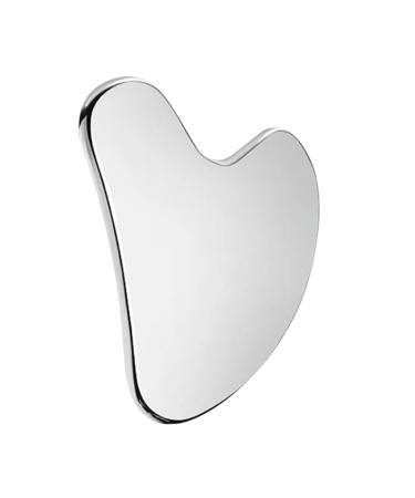 Stainless Steel Sha Board Stainless Steel Facial Muscle Scraping Board - Portable Sha Scraping Tool for Business Trip Home Travel Beauty Salon