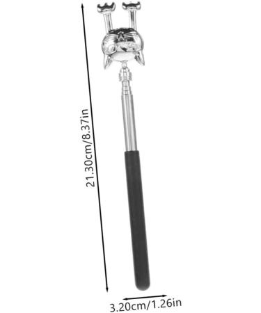 Buy BUIFULSIC 2-Stick Back Scratcher - Portable Stainless Steel Body Massage Tool for Soothing Relief - Buy Online on GoSupps.com