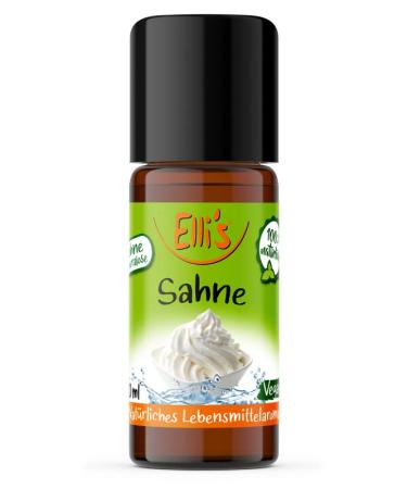 Elli's aromas cream natural food aroma |Aroma concentrate from 100 % vegan and natural origin |For dishes & drinks |10 ml