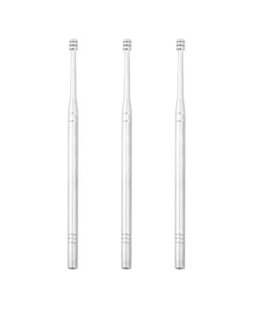 Metal Cleaner 3PCS Ear Pick Stainless Steel Spiral Earpick Ear Wax Removal Tool Billeau Ear Ear Picking Kit for Adults Ear Cleaners