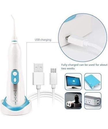 Professional Cordless Water Flosser - Portable Dental Oral Irrigator 135ML Tank Rechargeable & IPX7 Waterproof - Easy to Clean Space-Saving Design for Healthy Gums - Buy Online on GoSupps.com
