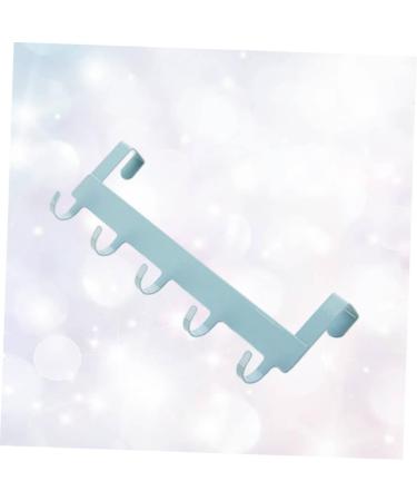 Alipis 2pcs Metal Clothing Rack Towel Hooks Door Towel Rack Clothes Hooks Hook up Multifunction Row Hook Size 1x2pcs Bluex2pcs - Buy Online on GoSupps.com