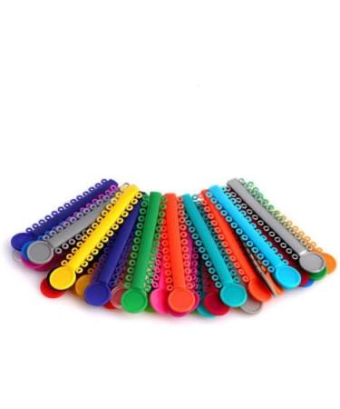 Ocean Aquarius Dental Orthodontic Elastic Ligature Ties 1040Pcs - Multi-Color Rubber Bands - Buy Online on GoSupps.com