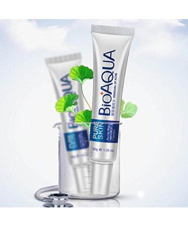 BIOAQUA Face Skin Care Acne Anti-Wrinkle Removal Cream Spots Scar Blemish Marks 30g 1.05 Ounce (Pack of 1) - Buy Online on GoSupps.com
