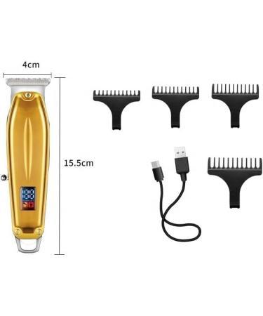 Hair Clippers for Men USB Charging LED Display Mini Design Engraving Shear Razor & Trimmer for Precision Grooming - Buy Online on GoSupps.com