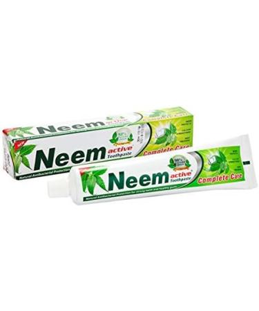 Neem Active Herbal Toothpaste - 2 Pack (2 x 200g) | Pure Neem Extract for Natural Dental Care | International Shipping Available - Buy Online on GoSupps.com
