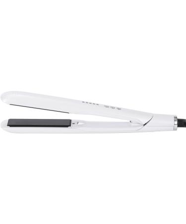 Professional Salon Hair Straightener - 2-in-1 Argan Oil Tourmaline Flat Iron & Curling Iron for All Hair Types LCD Temperature 265 F-450 F - White - Buy Online on GoSupps.com