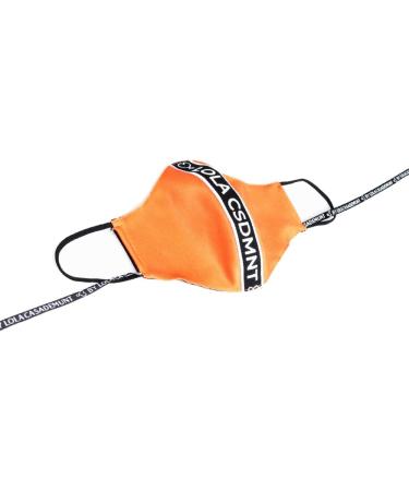 Lola Casademunt Orange Mask with Vertical Logo | Stylish & Comfortable Face Covering - Shop Now! - Buy Online on GoSupps.com