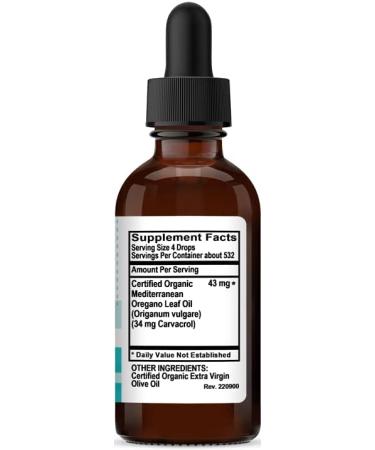 Kovite Organic Oregano Oil 80% Liquid Extract - 2 oz - Buy Online on GoSupps.com