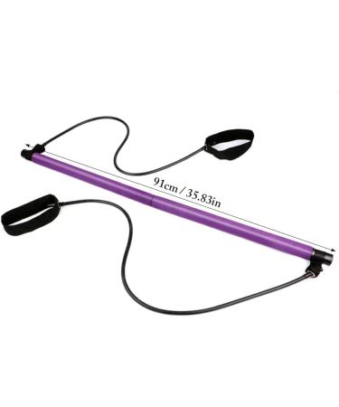 Pilates Sculpt Bar 1/2PCS Fitness Long Resistance Bands Bar Portable Yoga Exercise Stick Bar Pilates Workout Gym Equipment for Men Women Home & Bodybuilding 1pc - Buy Online on GoSupps.com