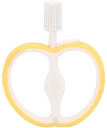 Silicone Toothbrush Training Oral Care Teeth Cleaning Brush Fruit Shape Infants Baby(yellow) - Buy Online on GoSupps.com