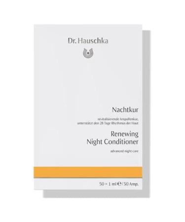 Dr. Hauschka Night Treatment 50 x 1 ml revitalizing ampoule treatment supports the 28-day rhythm of the skin 50 ml (1 pack)