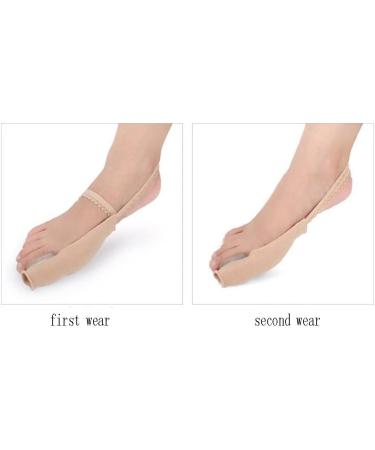 DEAVER Bunion Corrector & Big Toe Straightener - Pain Relief Bunion Sock with Toe Separator & Heel Strap - Non-Slip Hallux Valgus Corrector - Size L (3843 yards) - Buy Online on GoSupps.com