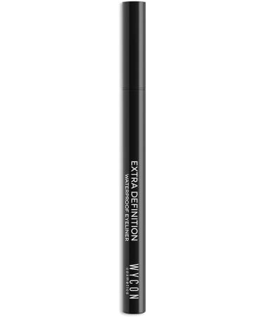  WYCON cosmetics WYCON cosmetics Extra Definition Waterproof Eyeliner Black Long-Lasting Eye Liner Extra Black Fine and Precise Tip - Buy Online on GoSupps.com