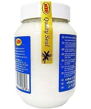 KTC 100% Pure Multi-Purpose Coconut Oil 500 ml - For Cooking Skin and Hair - Pack of 8 Units - Buy Online on GoSupps.com