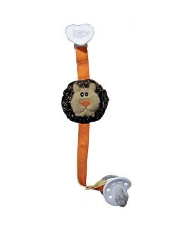 Zigozago - Handmade pacifier clip pacifier chain little lion