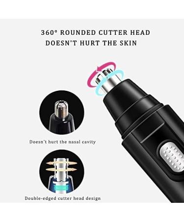 USB Rechargeable Ear and Nose Hair Trimmer | Professional Unisex Hair Clipper for Men & Women - Easy to Use - Buy Online on GoSupps.com