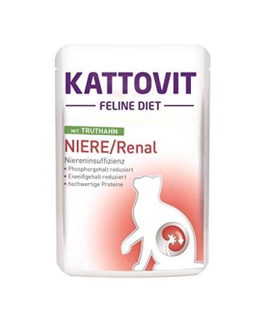 Kattovit Feline Diet Kidney/Renal Turkey 85 g - Pack of 24