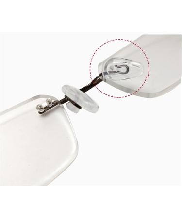 NLQHOPTS 5 Pairs Push in Glasses Nose Pads Eyglasses Soft Silicone 14mm Nose Piece Nose Bridgre Pads Anti Slip Nose Guard for Eyeglass Sunglasses - Buy Online on GoSupps.com