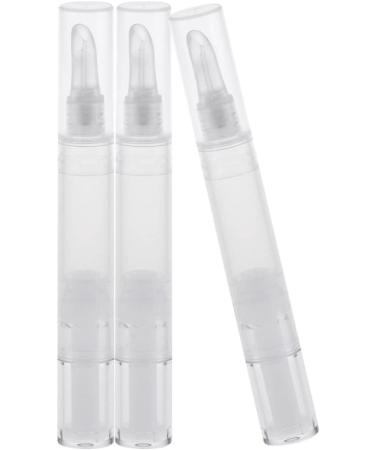 3-Piece Transparent Lip Gloss & Concealer Pencil Set | 5ml Makeup Containers for Cosmetics Foundation & Nail Oil - Buy Online on GoSupps.com