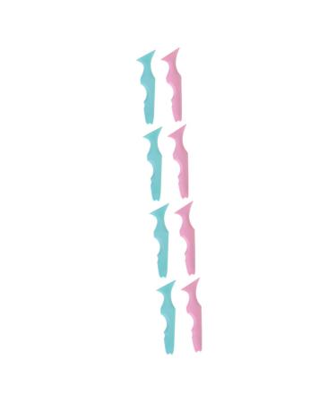 FOMIYES 8 Pcs Silicone Beauty Ruler Eyeliner Pencil Eyeshadow Guide Stencils Silicone Eyeliner Stencils Face