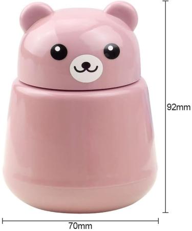 Pill Crusher Jagowa Cute Bear Medicine Grinder - Portable Tablets Pulverizer for Baby, Kids, Elders, and Pets - Pink - Buy Online on GoSupps.com